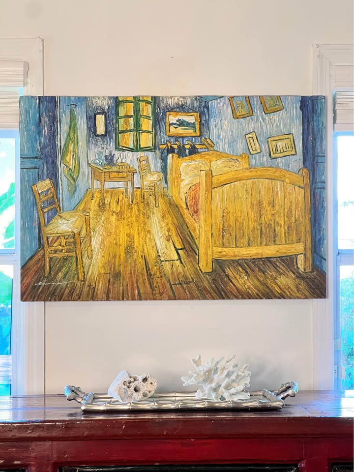 Large Van Gogh Bedroom in Arles Painting | Hand-Painted Impasto Canvas, gallery view 3