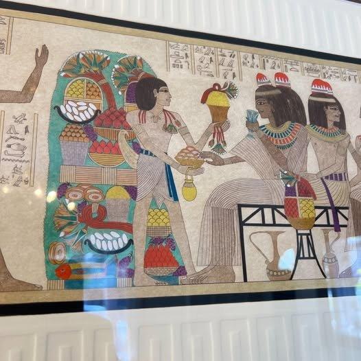 Limited Edition Egyptian wall Art | Bronzed Frame | Artist’s Proof Lithograph, gallery view 6