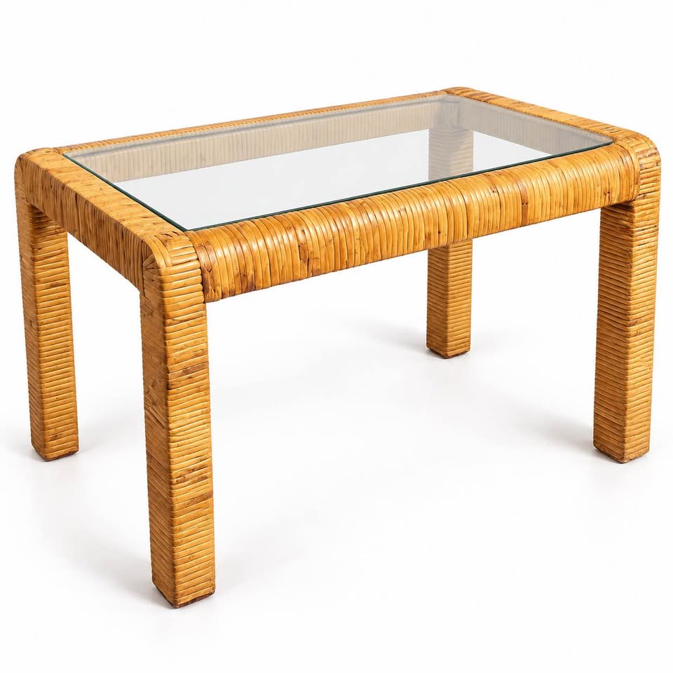 Rattan Accent Table, gallery view