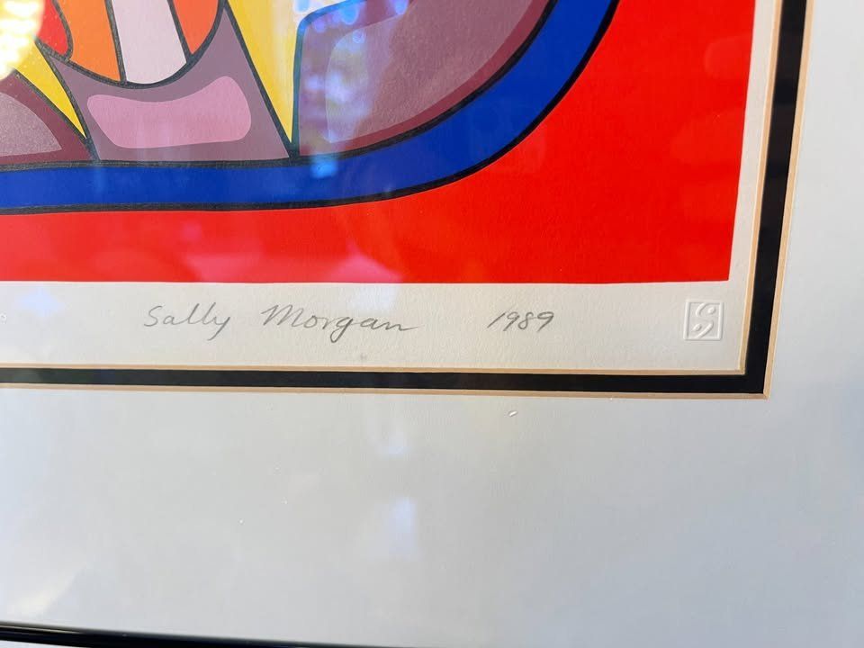 Sally Morgan Limited Edition Signed | "Window to Heaven" 1989 | Indigenous Australian Art, gallery view 5