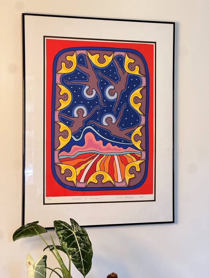 Sally Morgan Limited Edition Signed | "Window to Heaven" 1989 | Indigenous Australian Art, gallery view 7