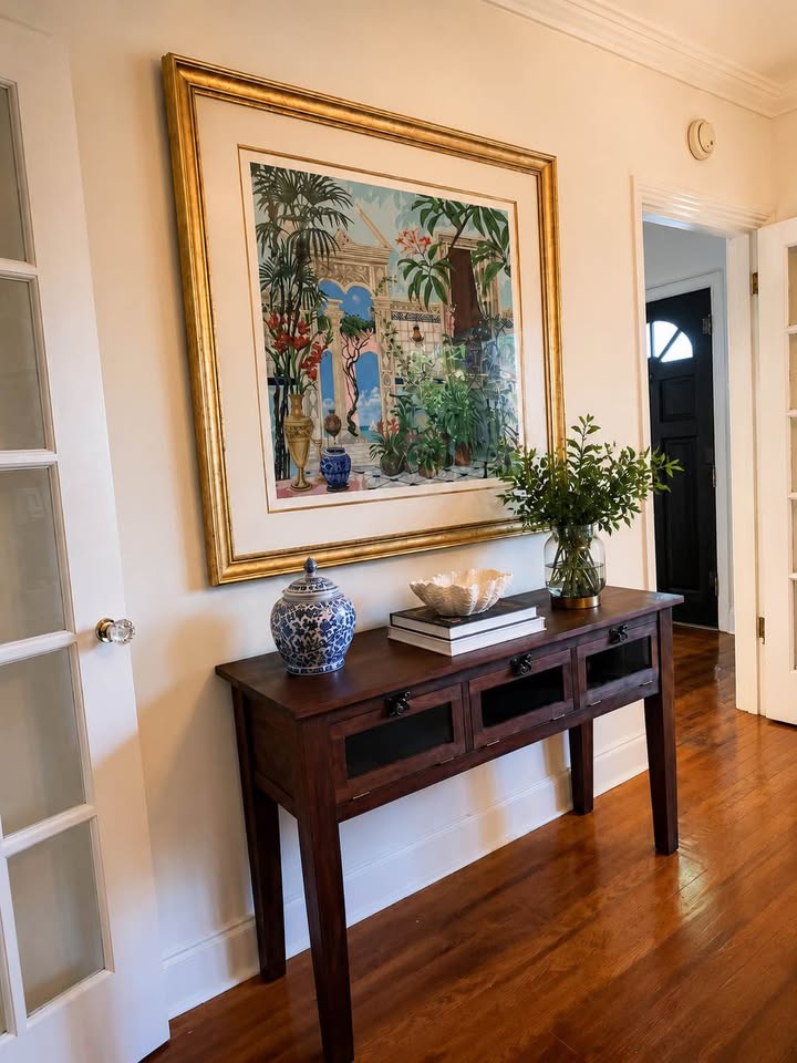 Pottery Barn Console Table, gallery view