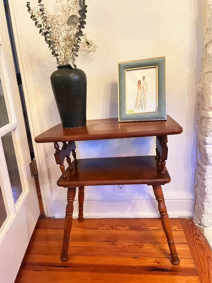 Two-Tier Parlor Side Table | Turned Spindle Gallery | Victorian Colonial Revival, gallery view 8