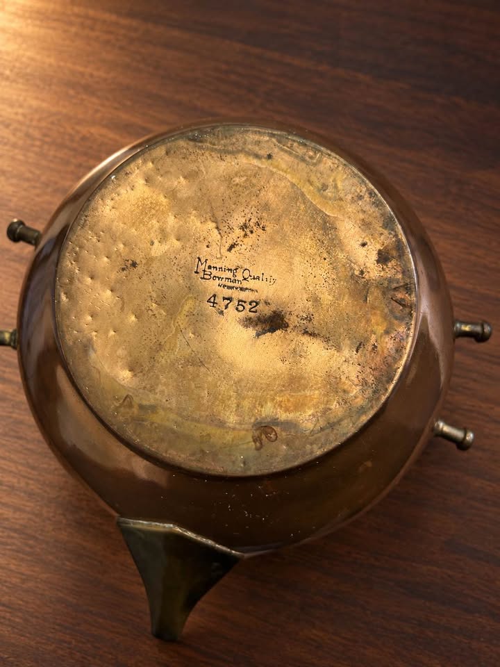 Tea Kettle, Patinated Metal | Manning Bowman 4752, gallery view 5